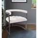 Bantry Cream and Gunmetal Armchair