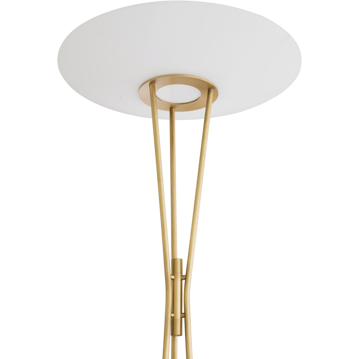 Collina 72.83 inch 40 watt Antique Brass Floor Lamp Portable Light