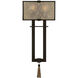 Singapore Moderne Wall Sconce Wall Light in Bronze