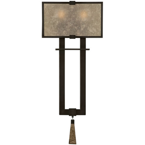 Singapore Moderne Sconce Wall Light in Bronze