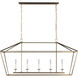 C&M by Chapman & Myers Dianna 5 Light 16.88 inch Satin Brass Chandelier Ceiling Light