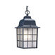 Nautica 1 Light 6 inch Matte Black Exterior Hanging Lantern