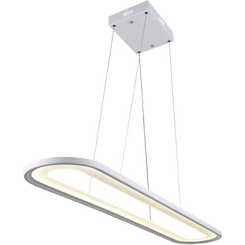 Capel LED 27 inch White Island/Pool Table Light Ceiling Light