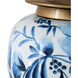 Floral 17.7 X 9.4 inch Ginger Jar