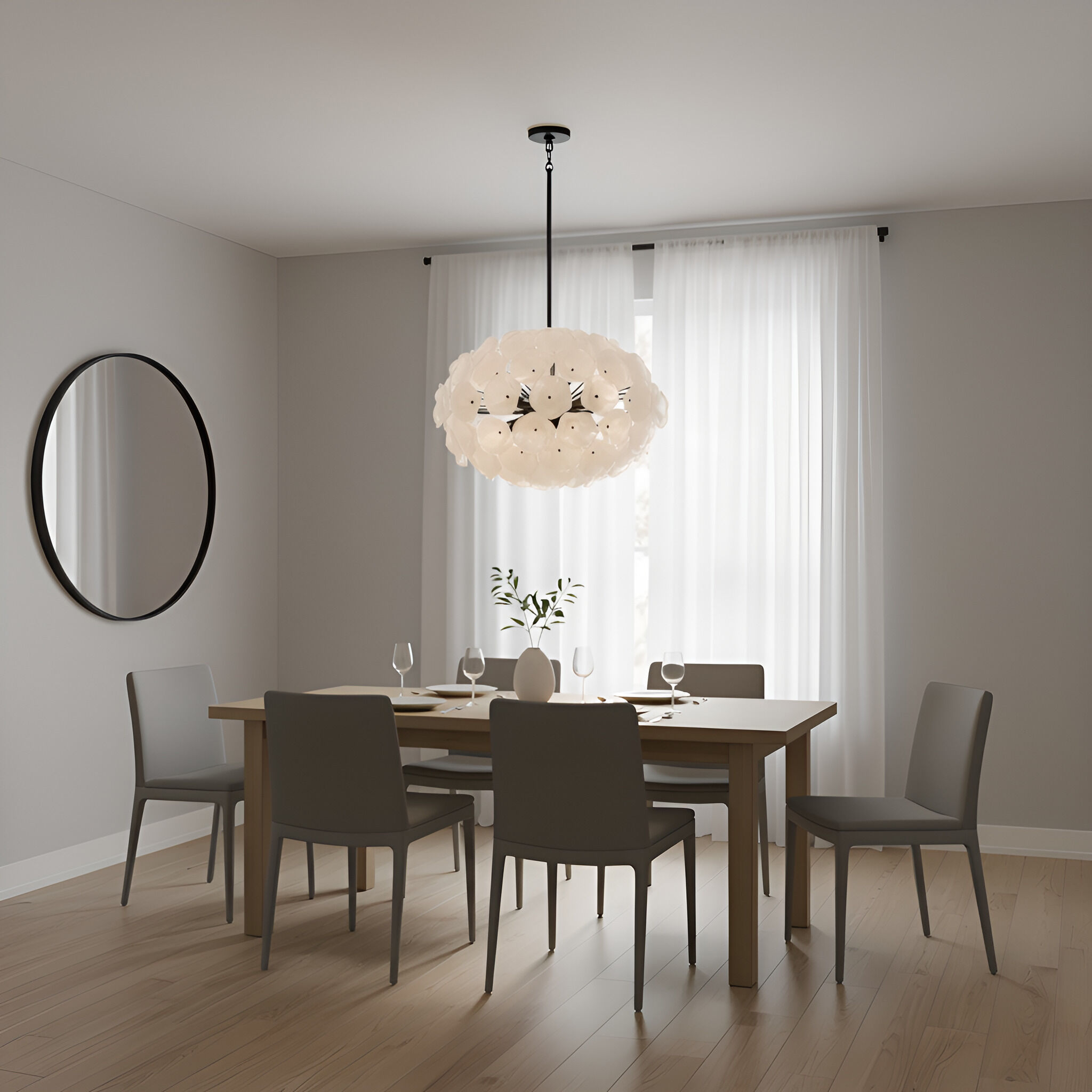 Audrey Pendant Ceiling Light in Matte Black