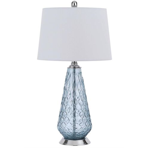 Mayfield 27 inch 100.00 watt Aqua Blue Table Lamp Portable Light
