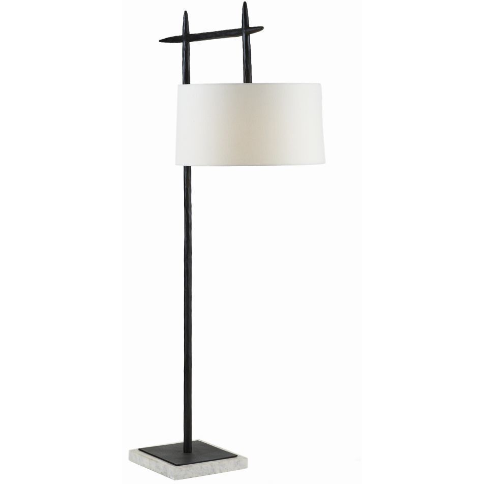 Eileen 60.00 watt Blackened Iron Floor Lamp Portable Light