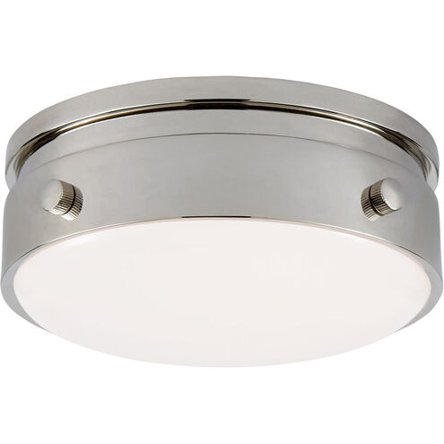Thomas O'Brien Hicks LED 5.5 inch Polished Nickel Flush Mount Ceiling Light