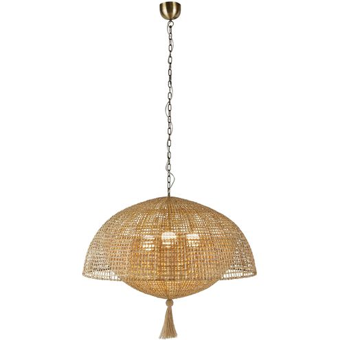 Cabana 1 Light Natural Pendant Ceiling Light