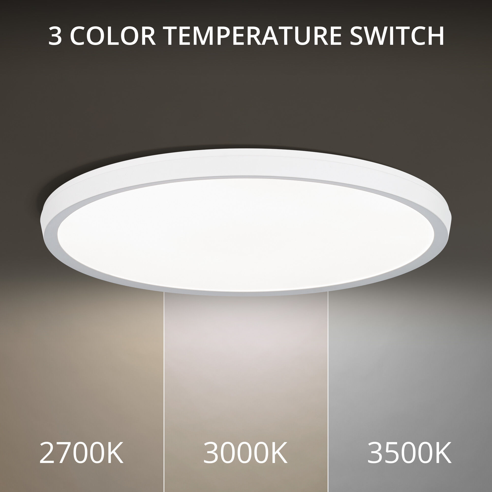 Argo LED 19 inch White Flush Mount Ceiling Light