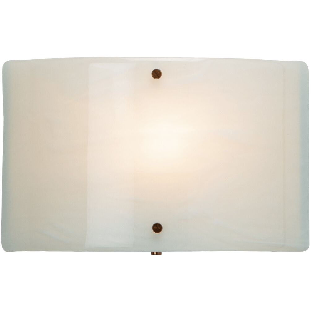 Textured Glass 1 Light 11.4 inch Matte Black Cover Sconce Wall Light in Ivory Wisp, Round