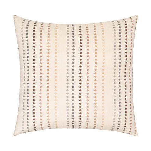 Dots 18 X 18 inch Khaki/Wheat/Medium Gray/Camel/Dark Brown Pillow Kit, Square