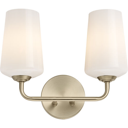 Celino 2 Light 14 inch Champagne Bronze Vanity Light Wall Light