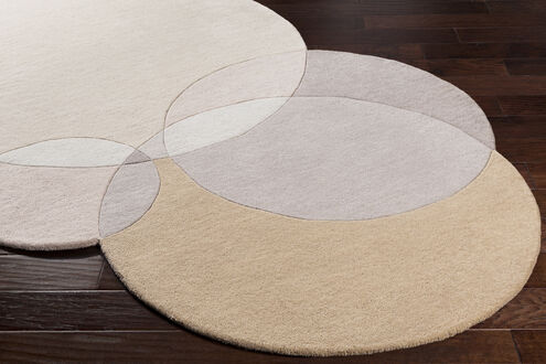 Beck 36 X 24 inch Tan Rug in 2 x 3, Rectangle