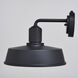 Hammond LED 9.75 inch Matte Black and White Outdoor Wall