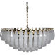 Ludmilla 9 Light 31 inch Antique Brass Chandelier Ceiling Light