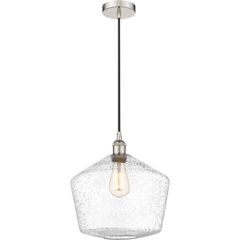 Edison Cindyrella LED 12 inch Polished Nickel Mini Pendant Ceiling Light