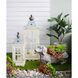 Evelyn 6.9 inch Silver and White Wash Lantern, Set of 2