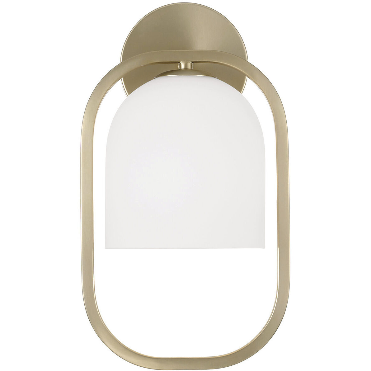 Zeek Sconce Wall Light in Matte Brass