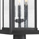 Wakefield 3 Light 19 inch Earth Black Outdoor Post Lantern