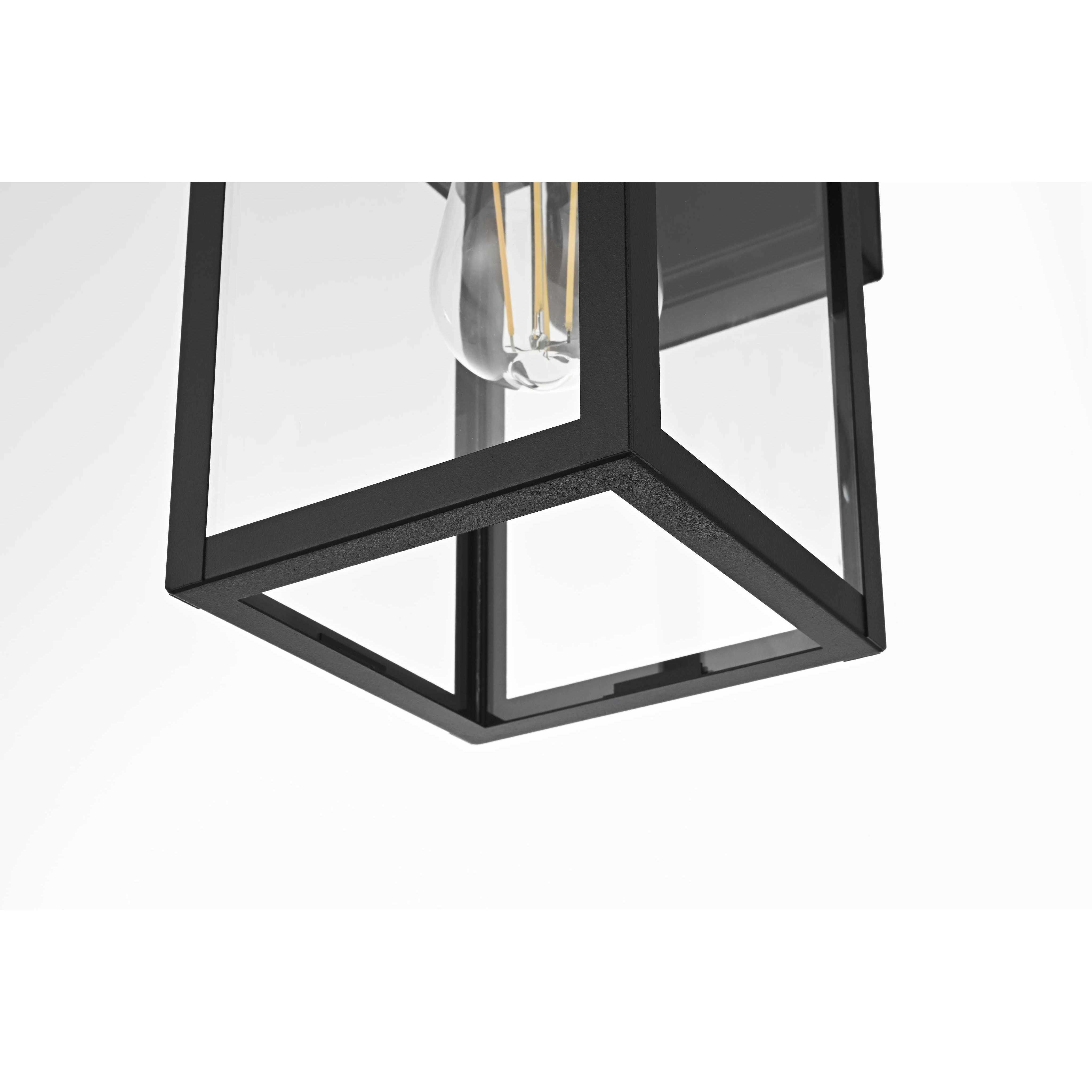 Carisle 1 Light 15 inch Black Outdoor Wall Sconce