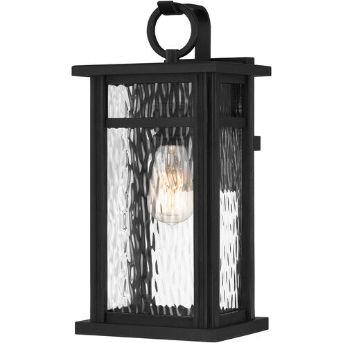 Moira 1 Light 16 inch Earth Black Outdoor Wall Lantern, Medium