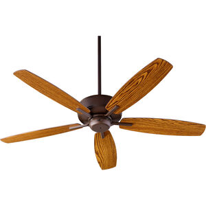 Breeze 52 inch Oiled Bronze with Dark Oak/Walnut Blades Indoor Ceiling Fan
