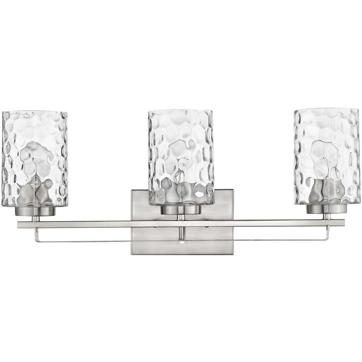 Livvy 3 Light 24 inch Satin Nickel Vanity Light Wall Light