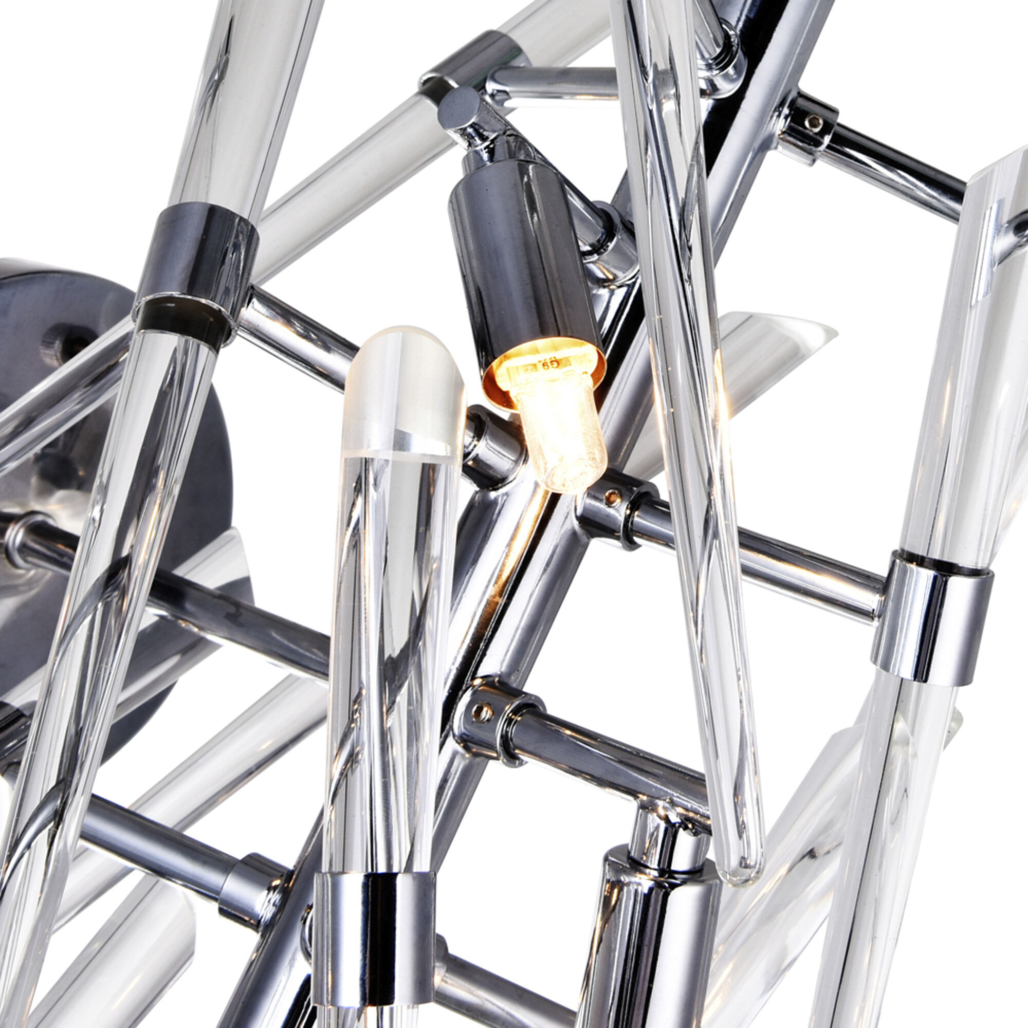 Icicle 3 Light 11 inch Chrome Wall Light