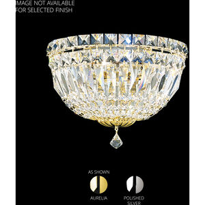 Petit Crystal Deluxe 3 Light 5 inch Polished Silver Wall Sconce Wall Light in Radiance