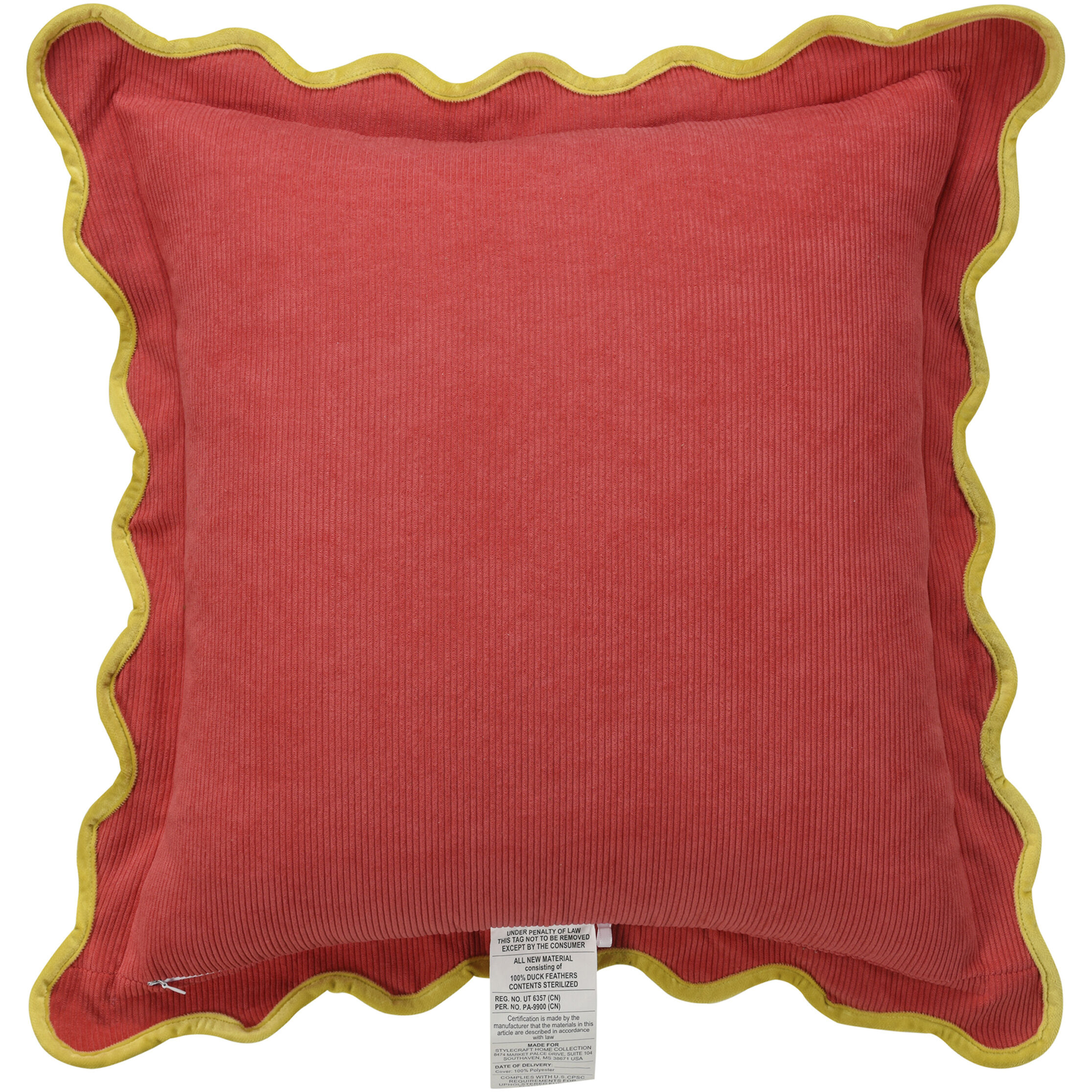 Sophie 22 X 7 inch Dark Teal Green and Pink and Yellow Pillow