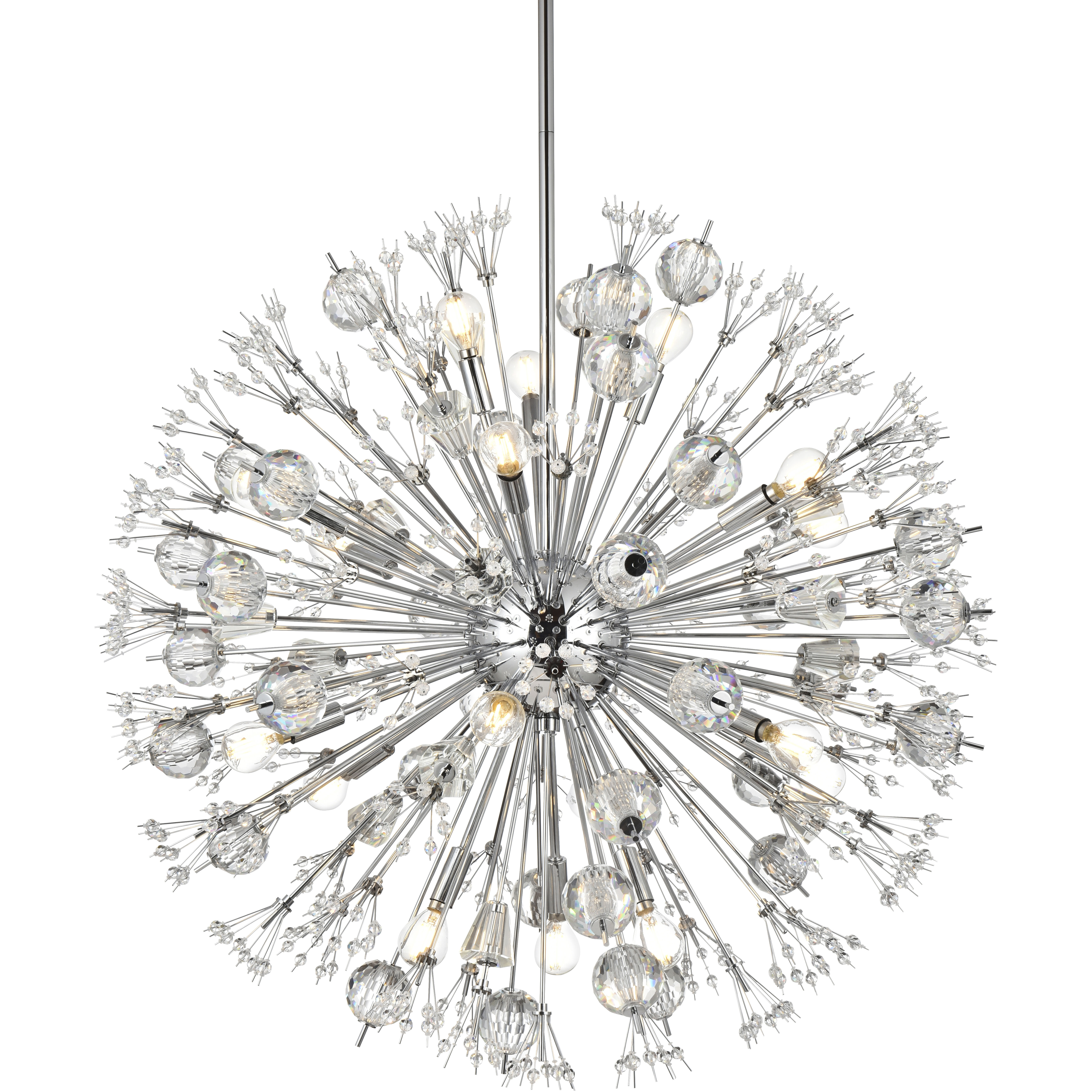 Vera 18 Light 32 inch Chrome Pendant Ceiling Light