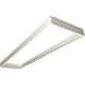 NPDBL Series White Surface Mounting Frame, For 1'x4' LED Backlit Panels