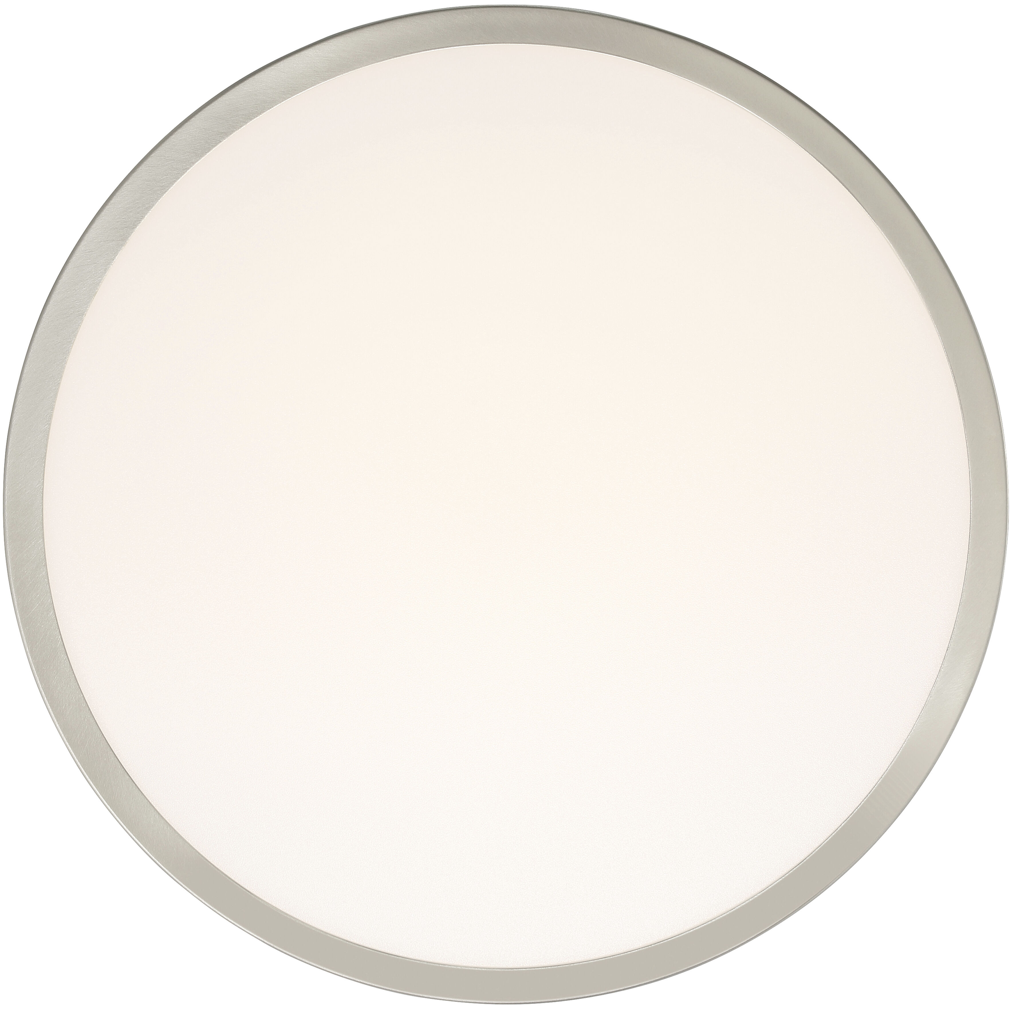 Harmony LED 15 inch Brushed Steel Flush Mount Ceiling Light