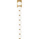 Sean Lavin Perle LED 3 inch Natural Brass ADA Wall Sconce Wall Light in 3000K