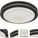 Clarion LED 14 inch Oil Rubbed Bronze Flush Mount Ceiling Light