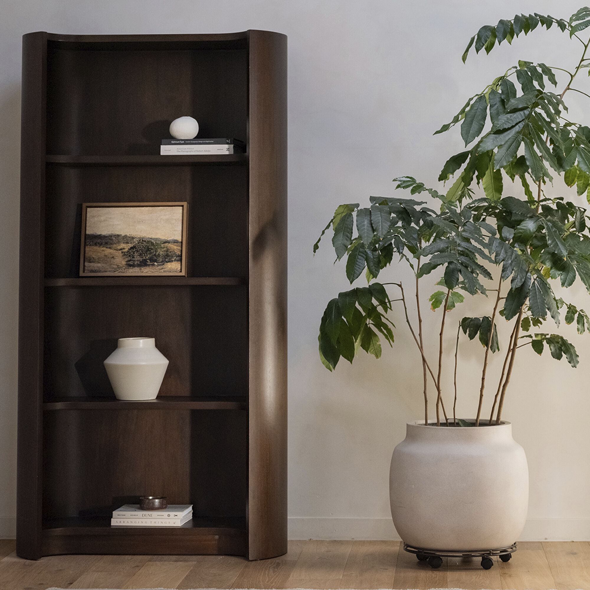 Nera Brown Bookcase