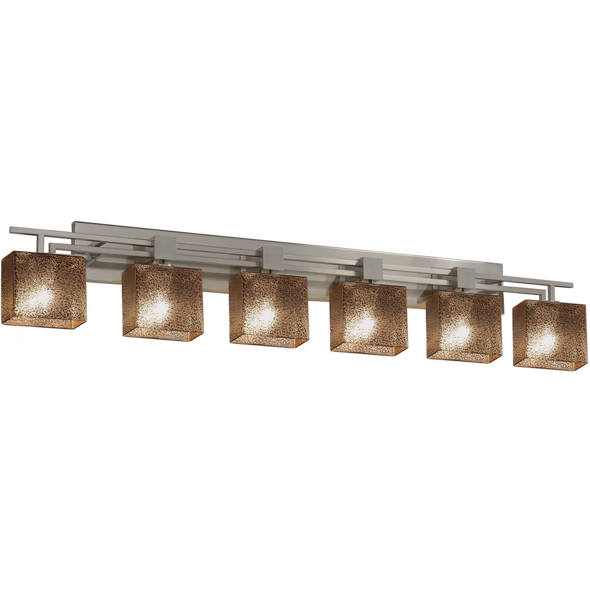 Fusion LED 57 inch Brushed Nickel Vanity Light Wall Light in 4200