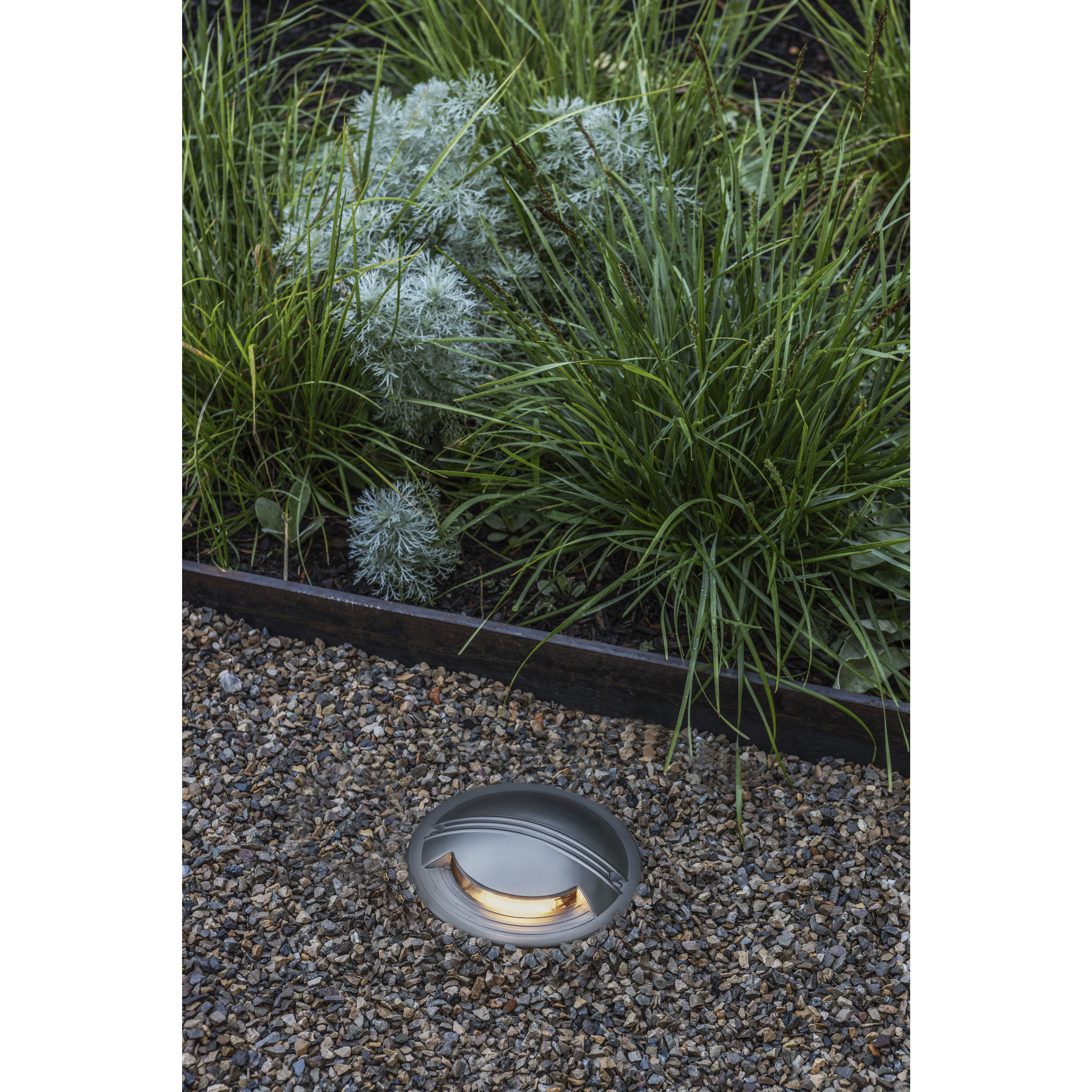 Sparta Flare 12v 6.00 watt Stainless Steel Landscape Well Light, Uni-Directional