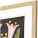 Florals Collection Green Framed Art