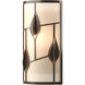 Alison's Leaves 1 Light 7.5 inch Bronze ADA Sconce Wall Light
