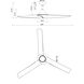 Alora Mood Emiko 56 inch White Ceiling Fan