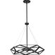 Saucedo 5 Light 24.5 inch Matte Black Pendant Ceiling Light, Design Series