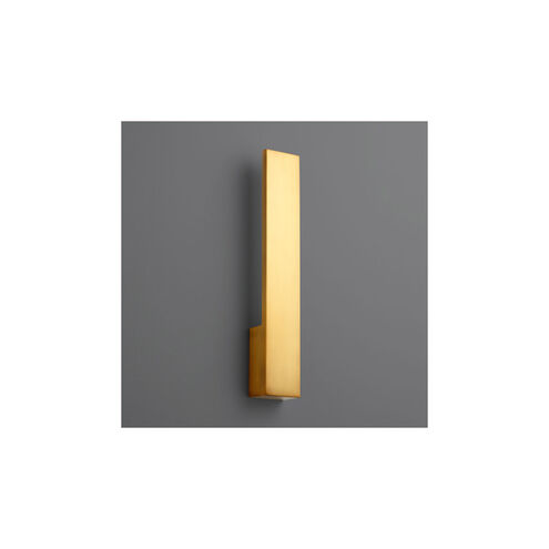 Icon 1 Light 3 inch Aged Brass Sconce Wall Light