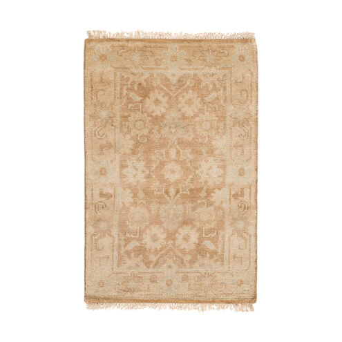 Hillcrest 36 X 24 inch Dark Brown/Cream/Tan/Clay/Khaki/Wheat/Sage Rugs, Wool