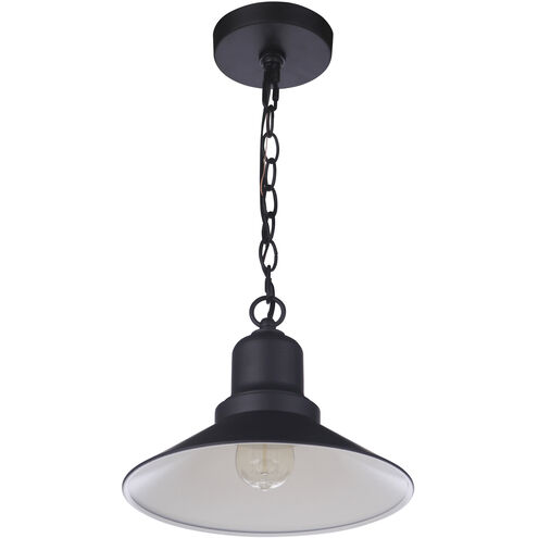 Singleton 1 Light 11 inch Midnight Outdoor Pendant