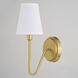 Briar LED 5 inch Muted Brass Wall Light