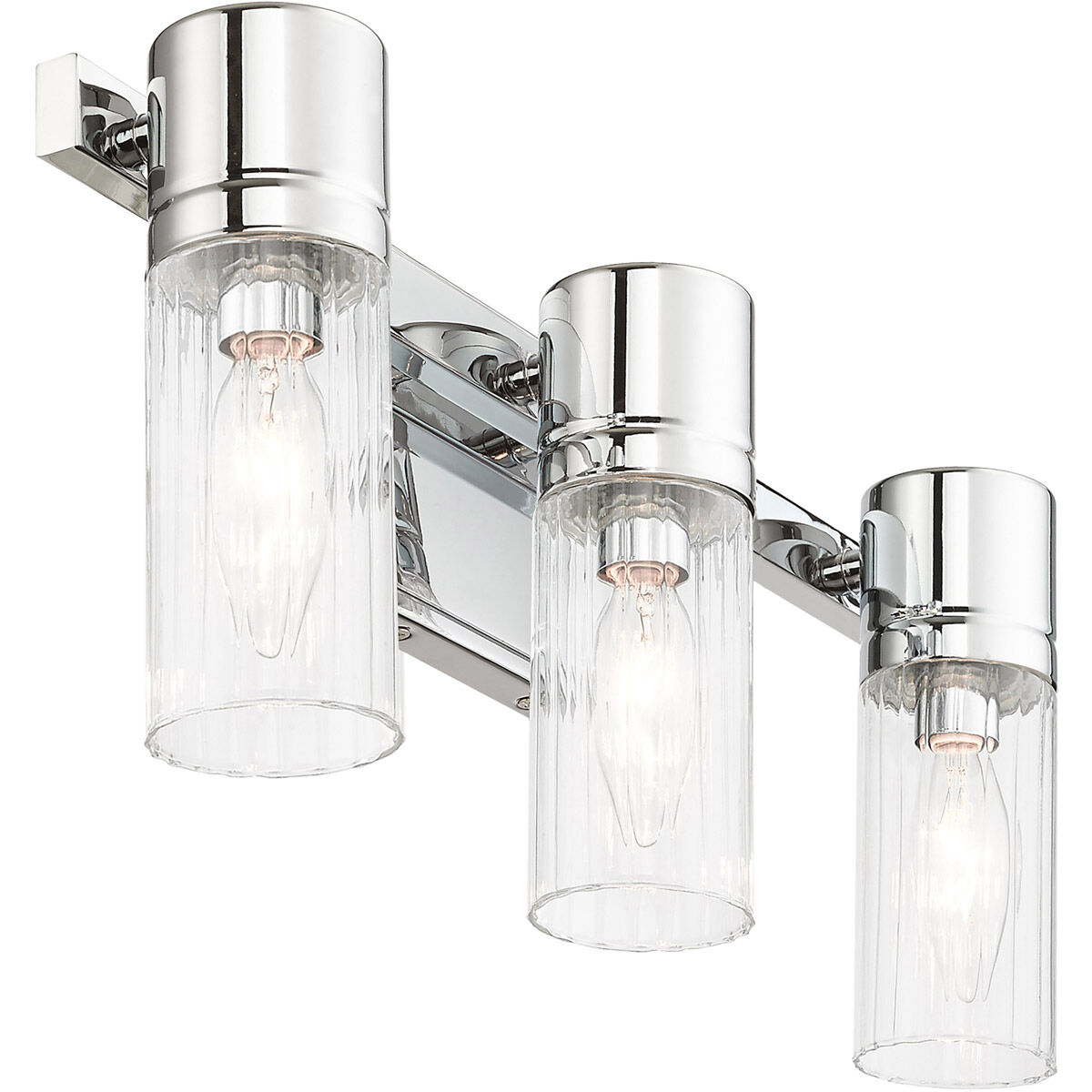 Midtown 3 Light 18 inch Polished Chrome Bath Vanity Wall Light