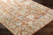 Pertek 36 X 24 inch Burnt Orange Rug, Rectangle