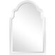 Sultan 36 X 24 inch Glossy White Wall Mirror 